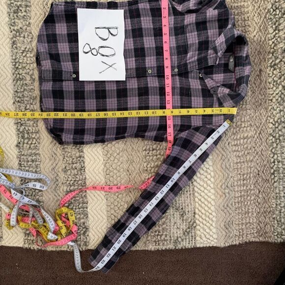 THE NORTH FACE plaid shirt top button down womens S - Picture 7 of 7